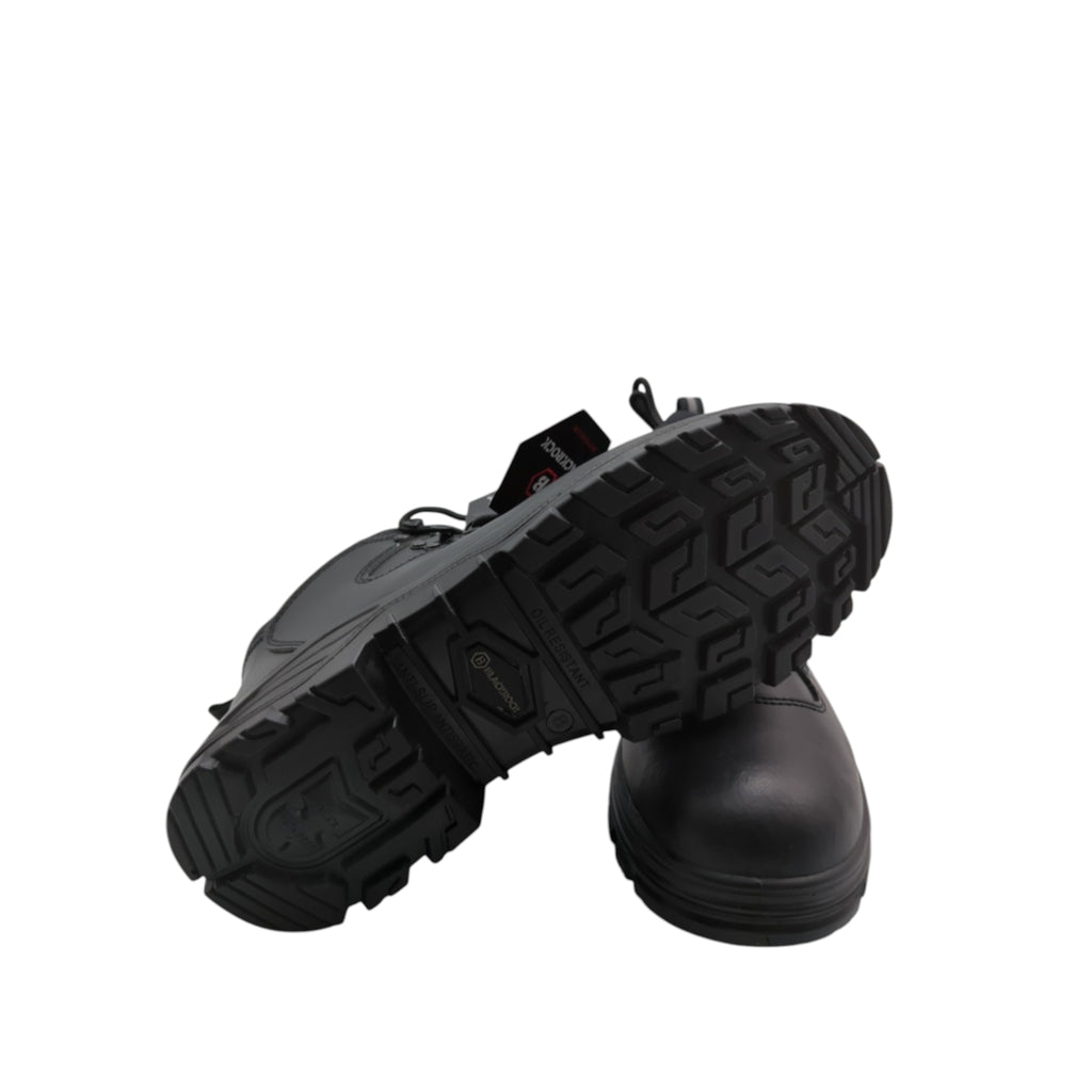 Blackrock Oakland Sicherheitsstiefel Wasserdicht Stahlkappe Gr. 42 Schwarz