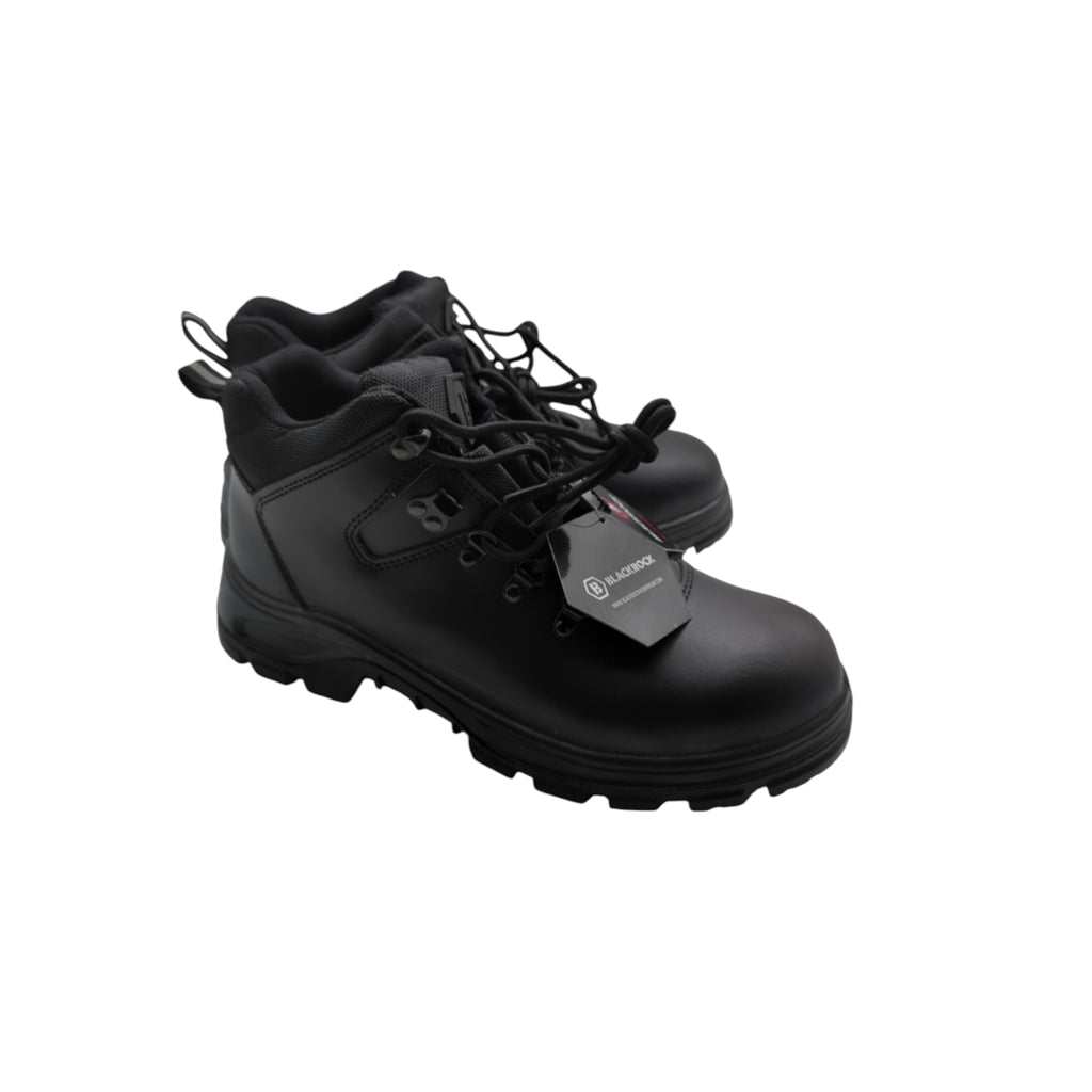 Blackrock Oakland Sicherheitsstiefel Wasserdicht Stahlkappe Gr. 42 Schwarz