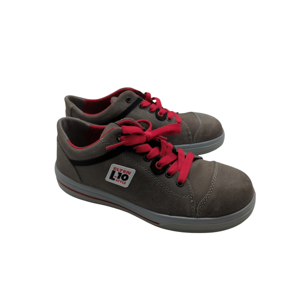 ELTEN Vintage Low ESD S3 Sicherheitsschuhe Unisex Stahlkappe Gr. 40 Grau