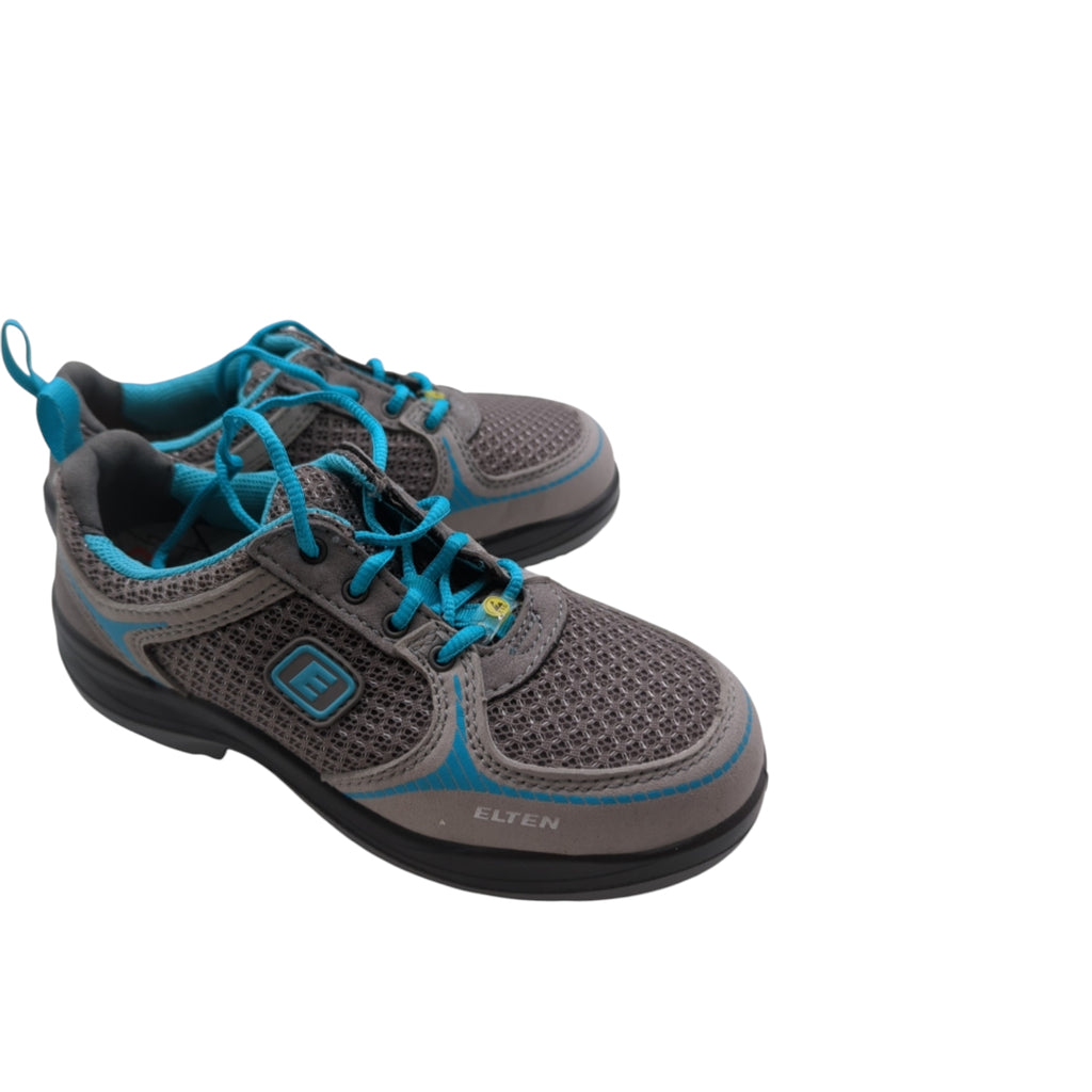 ELTEN Mila Aqua Low ESD S1 Sicherheitsschuhe Damen Gr. 35 Grau/Türkis