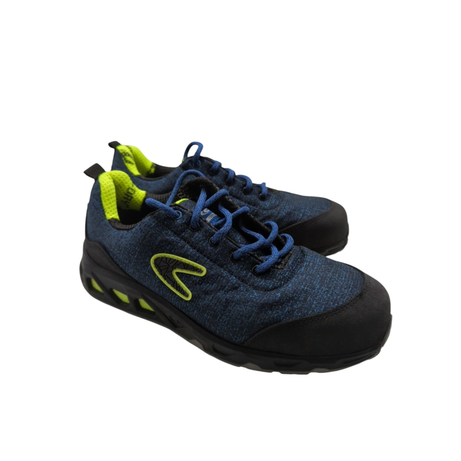 Cofra REUSED S1 P SRC Sicherheitsschuhe Arbeitsschuhe Gr. 41 Blau-Gelb