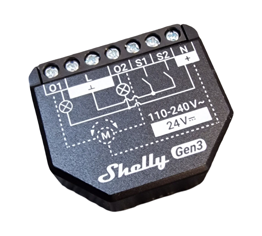 Shelly 2PM Gen3 Smart Relais 2 Kanal 16A 2 Stück