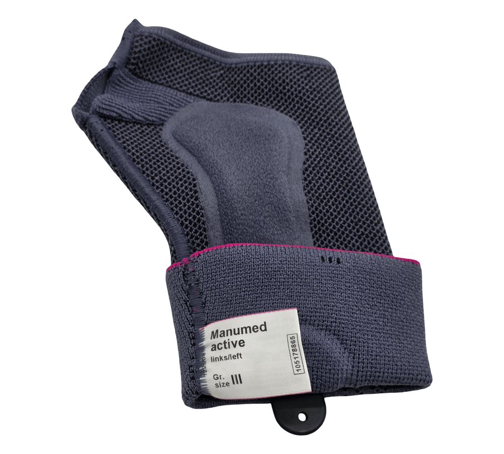 medi Manumed active Handgelenkbandage links Gr. 3 Silber