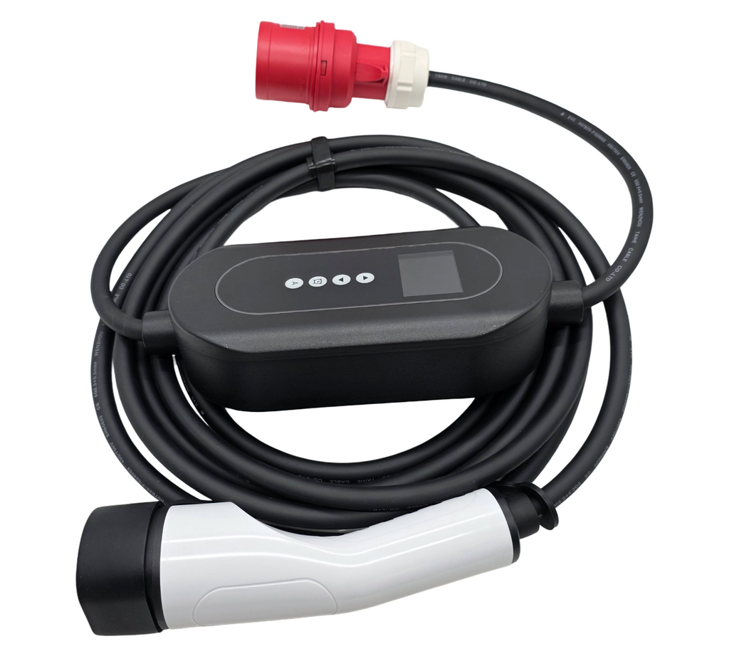 FNITAER Mobile Wallbox Ladestation 11kW Typ 2 6m CEE 16A Timer Stromzähler