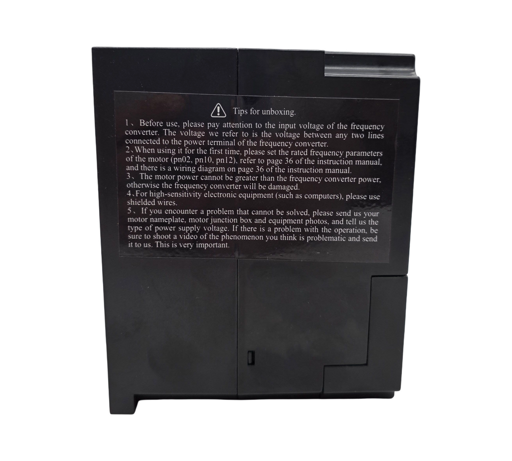 VEVOR VFD Frequenzumrichter 2 PS 1,5kW 7,5A 220V 3-phasig