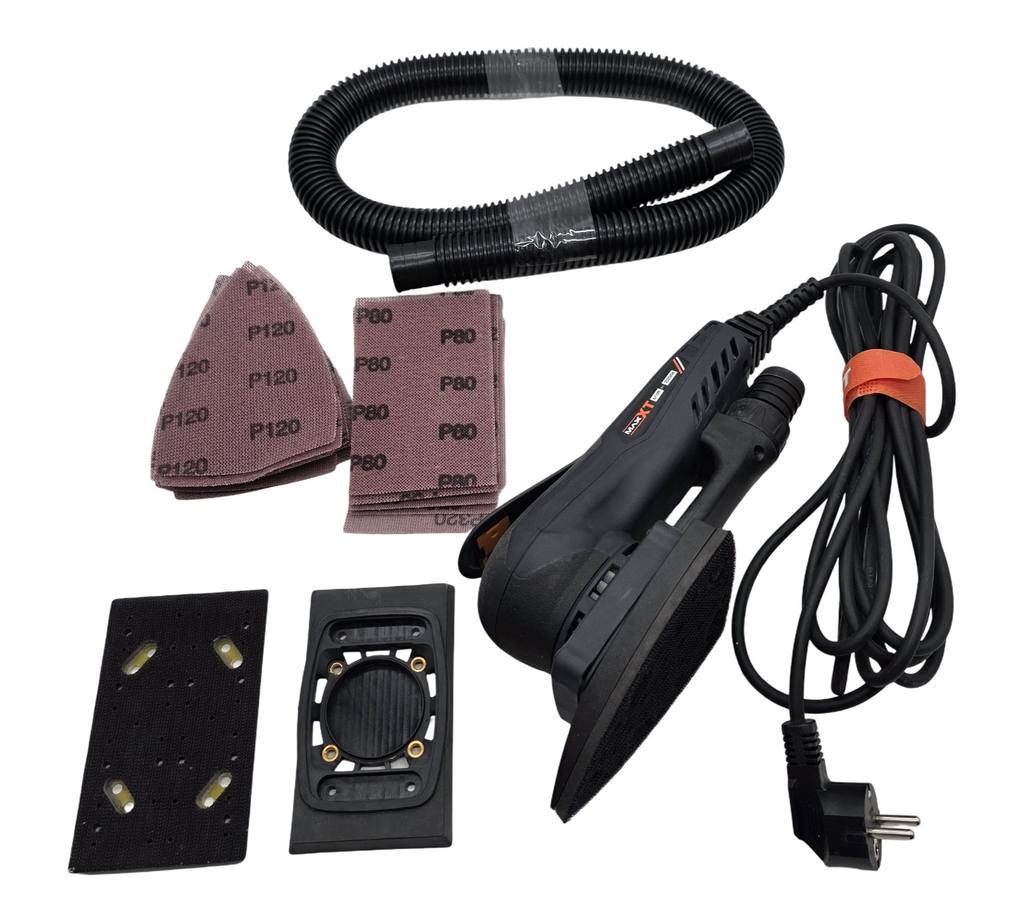 MAXXT 2in1 Schleifer Deltaschleifer Rechteckschleifer 350W 3mm Orbit