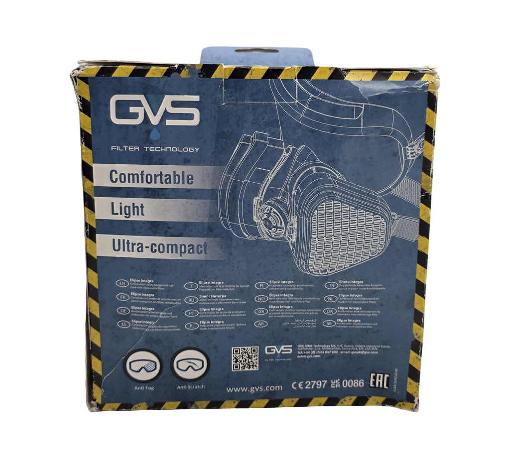 GVS SPR534 Elipse Integra Atemschutzmaske ABEK1P3 Filter Größe S/M