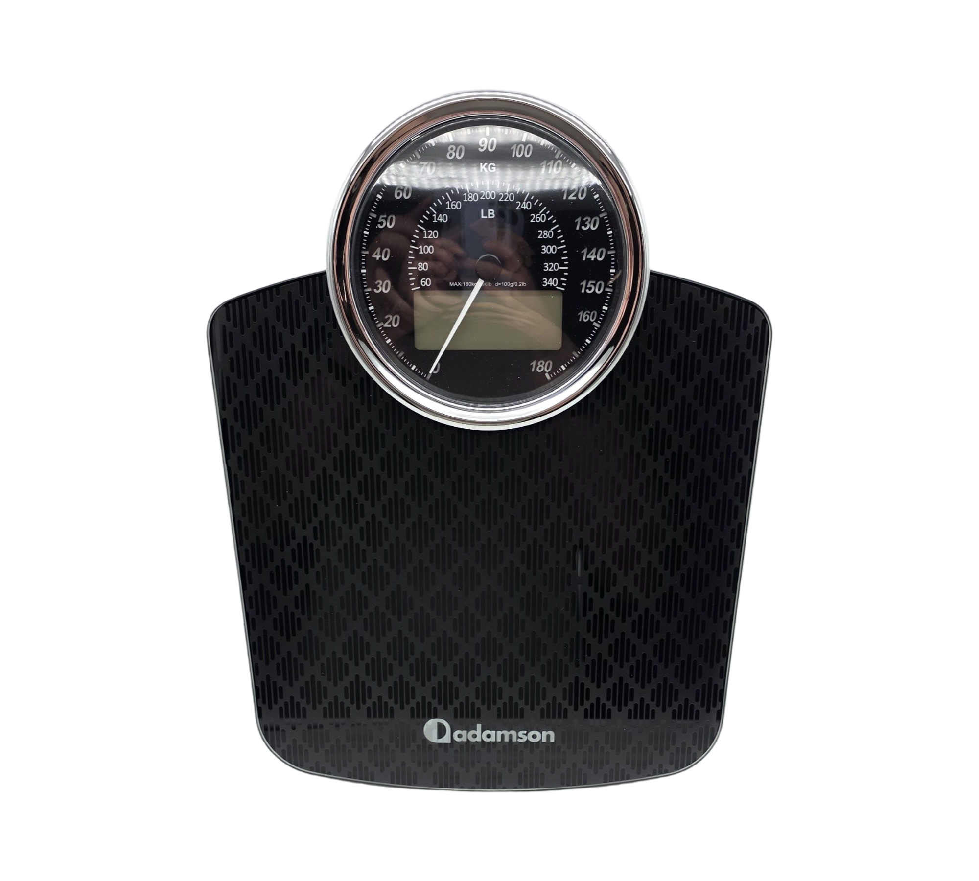 Adamson Hybrid Personenwaage digital analog 2-in-1 bis 180 kg LCD Display