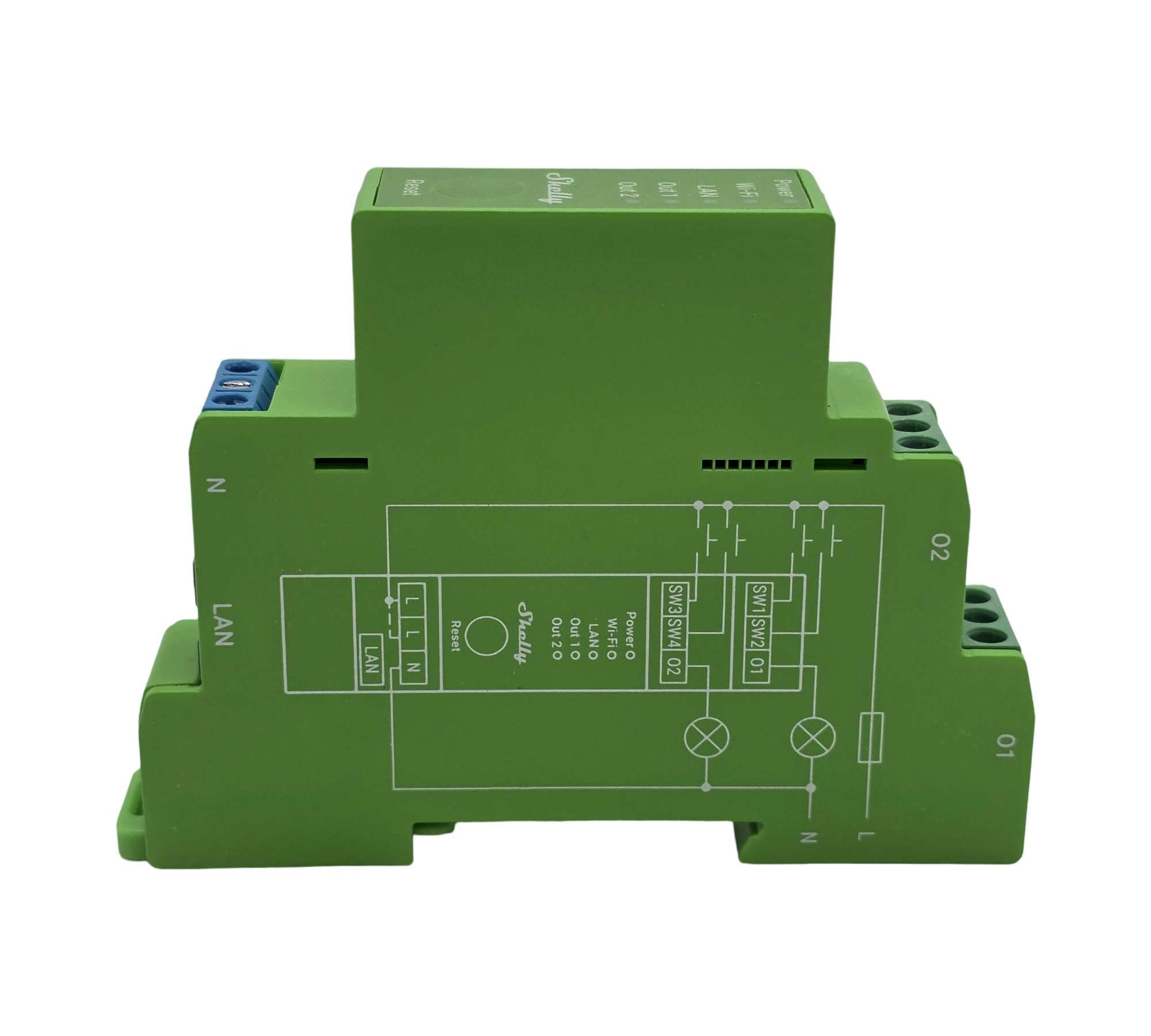 Shelly Pro Dimmer 2PM Smart Dimmer 2 Kanal LAN WLAN