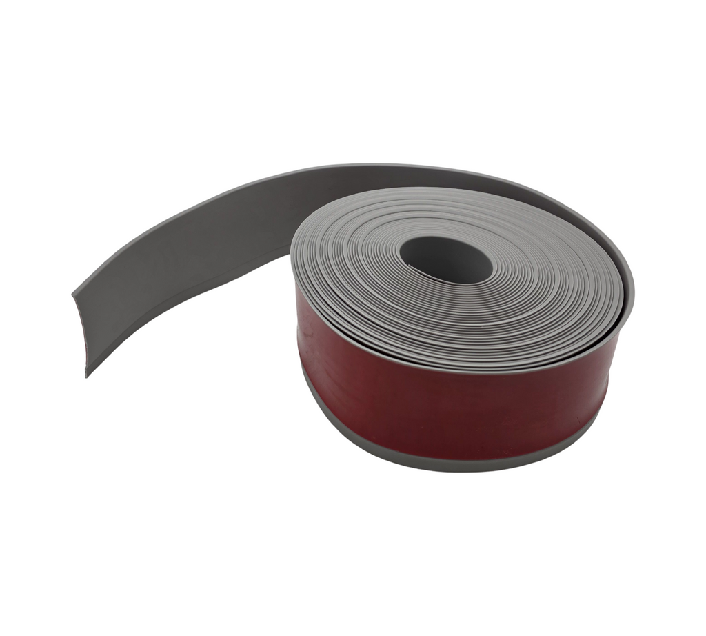 PVC Weichsockelleiste selbstklebend 10cm x 18m Grau