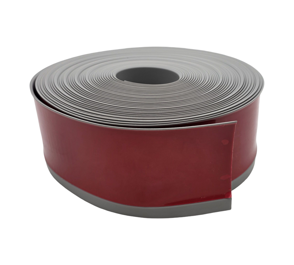 PVC Weichsockelleiste selbstklebend 10cm x 18m Grau