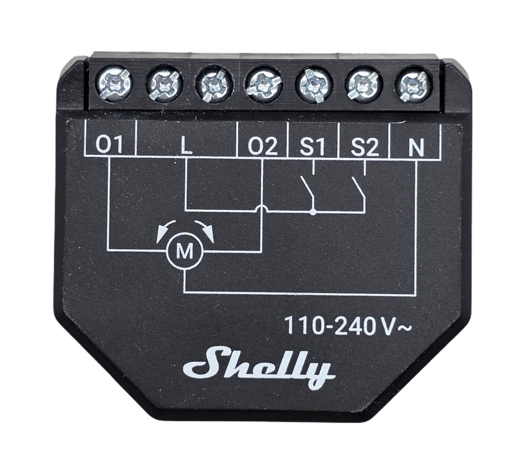 Shelly Shutter Smart Relay Wi-Fi Roller Shutter 2 Channel 4A
