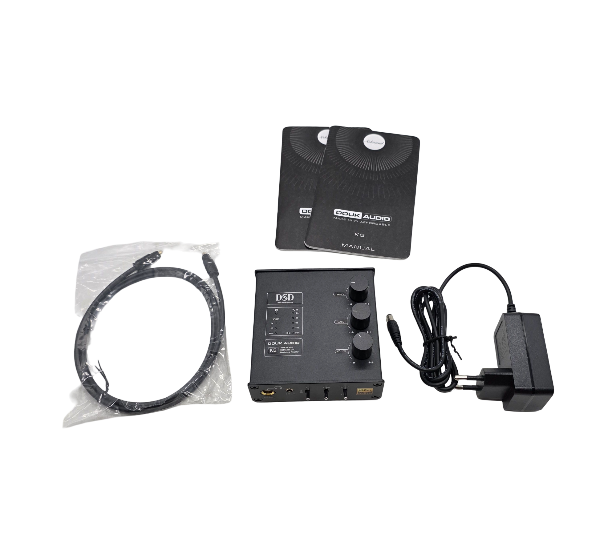 Douk Audio K5 DAC Kopfhörerverstärker USB Optischer Eingang DSD256