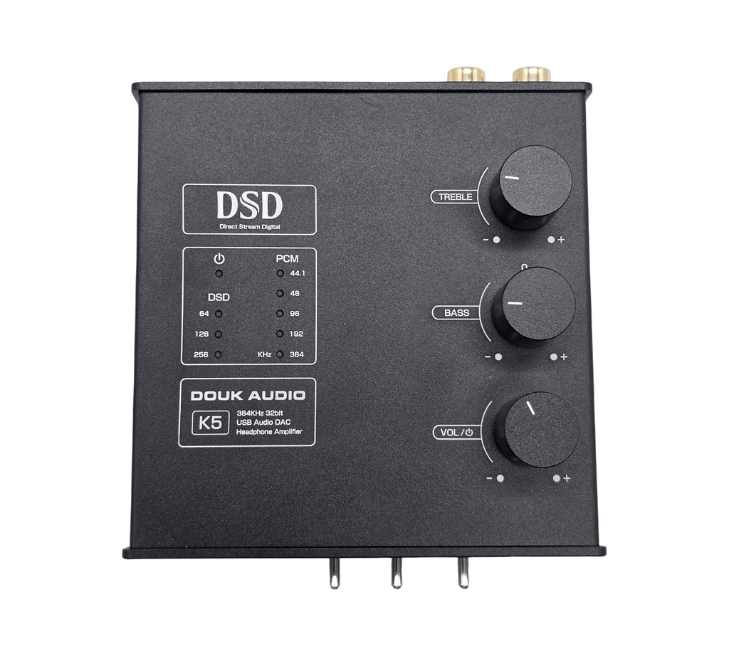Douk Audio K5 DAC Kopfhörerverstärker USB Optischer Eingang DSD256