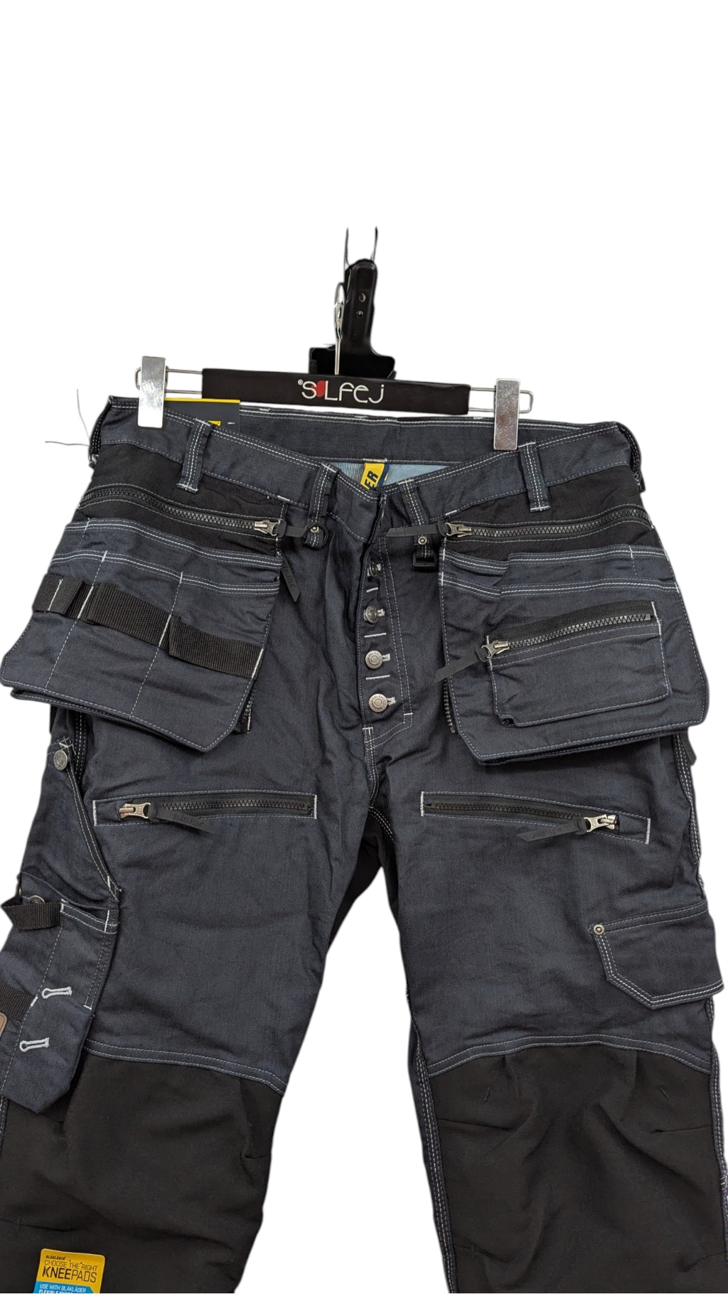 Blaklader X1900 Craftsmen Stretch Work Trousers Size C54 Navy Blue Black