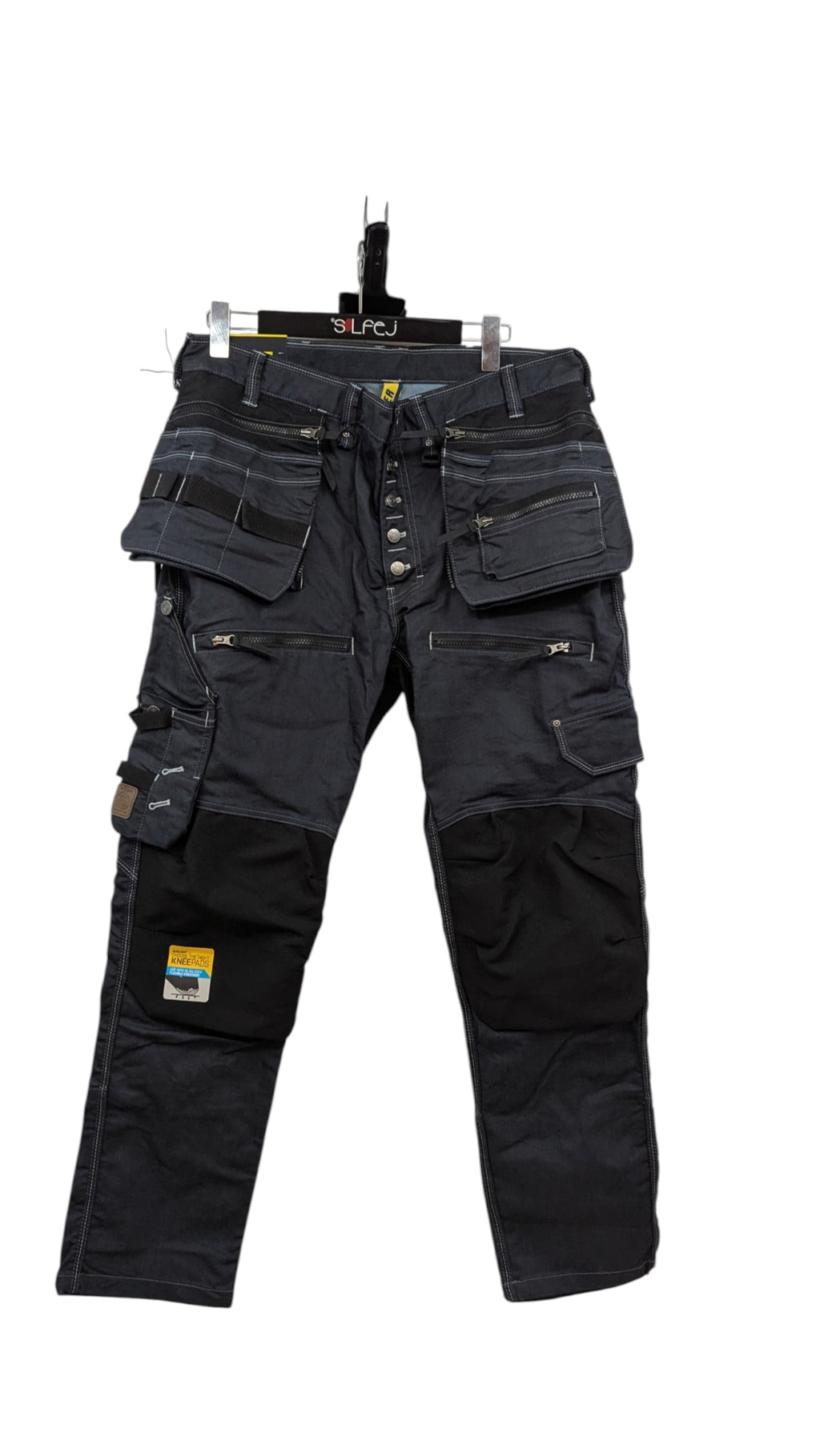 Blaklader X1900 Craftsmen Stretch Work Trousers Size C54 Navy Blue Black