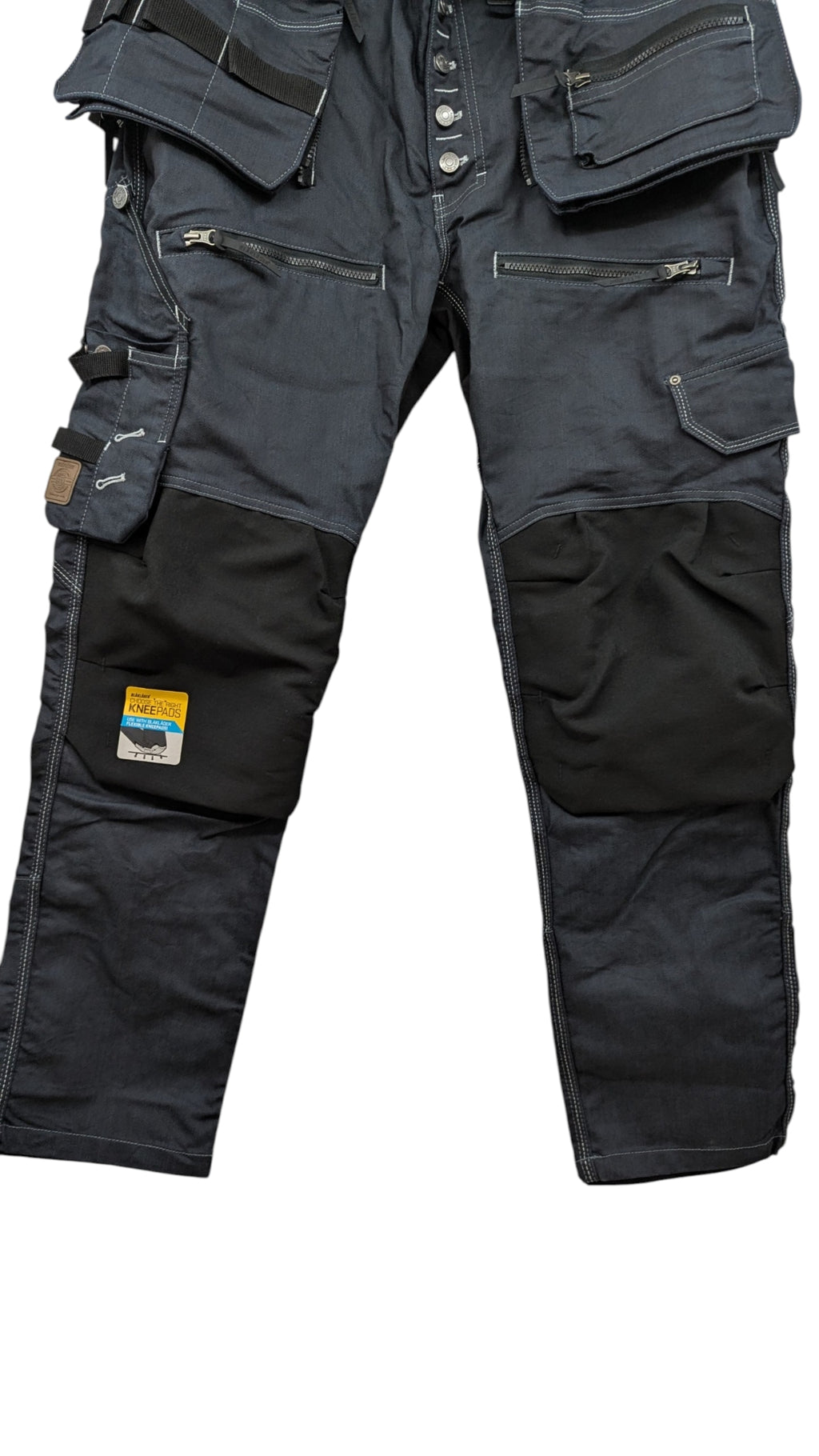 Blaklader X1900 Craftsmen Stretch Work Trousers Size C54 Navy Blue Black