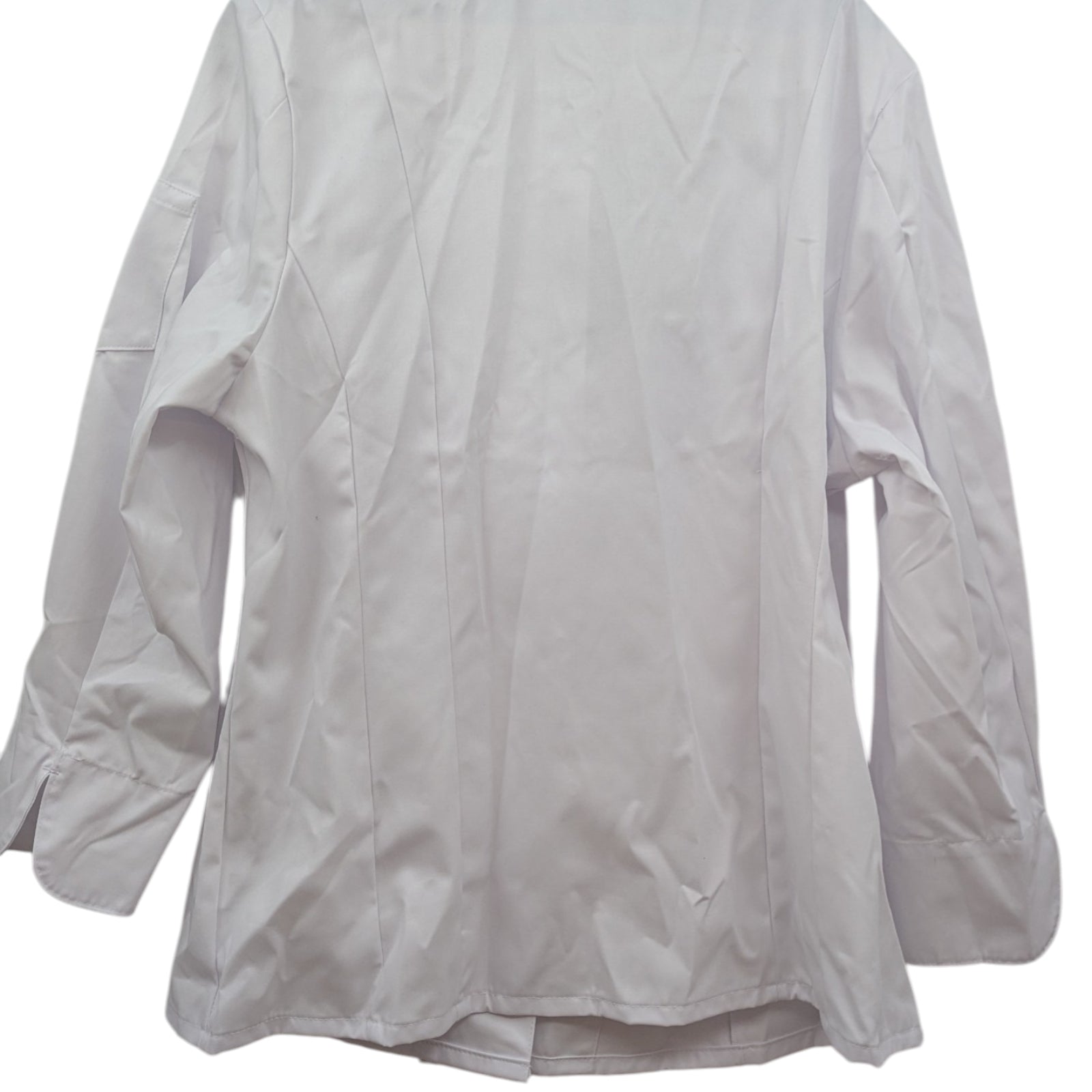BP Gourmet 1544 Women's Long-Sleeve Chef Jacket Standard Fit XL White