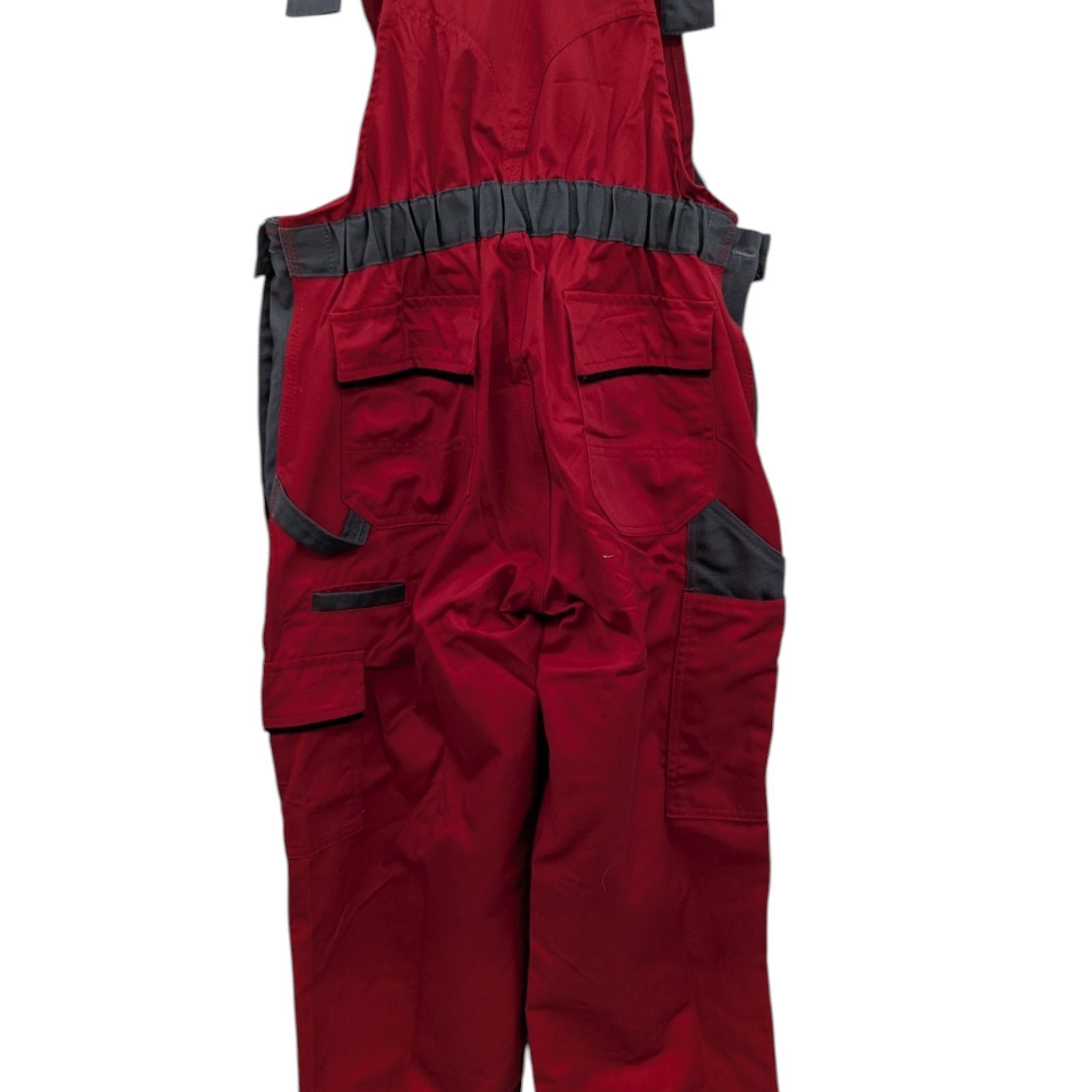 Planam Highline Latzhose Damen Arbeitshose Gr. 38 Rot Schiefer Schwarz