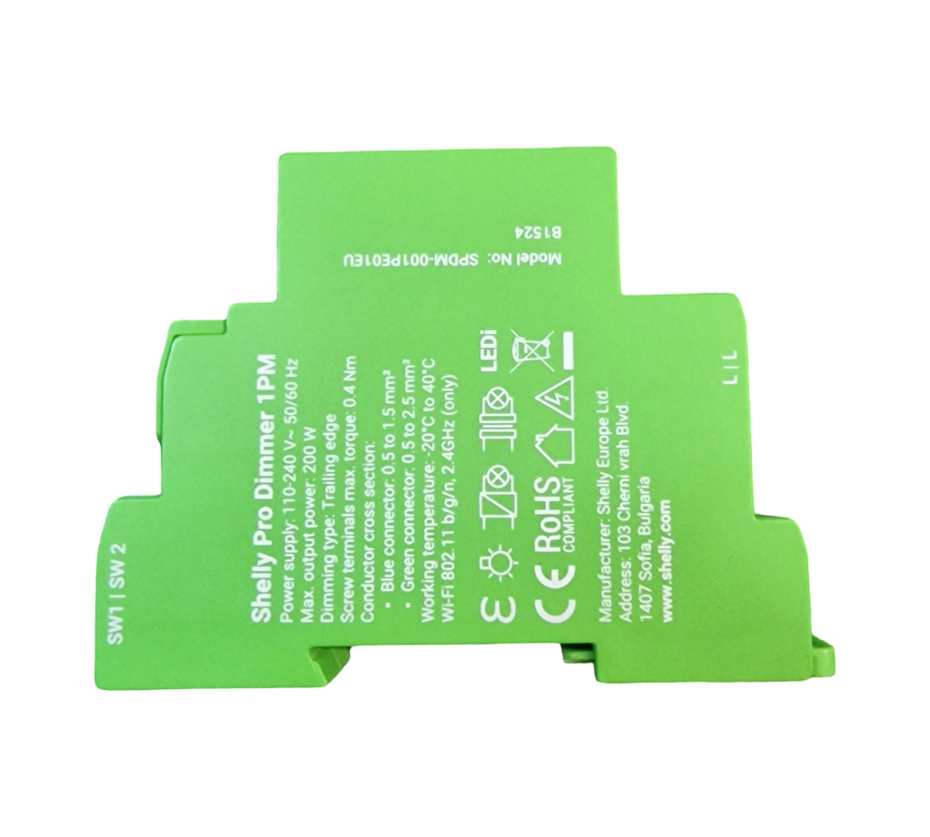 Shelly Pro Dimmer 1PM Smart Dimmer 1 Kanal WLAN LAN