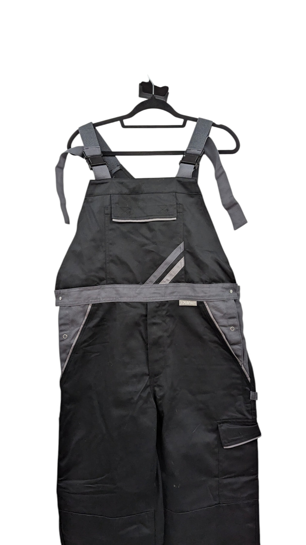 Planam Highline 2712 Latzhose Arbeitshose Herren Gr. 52 Schwarz