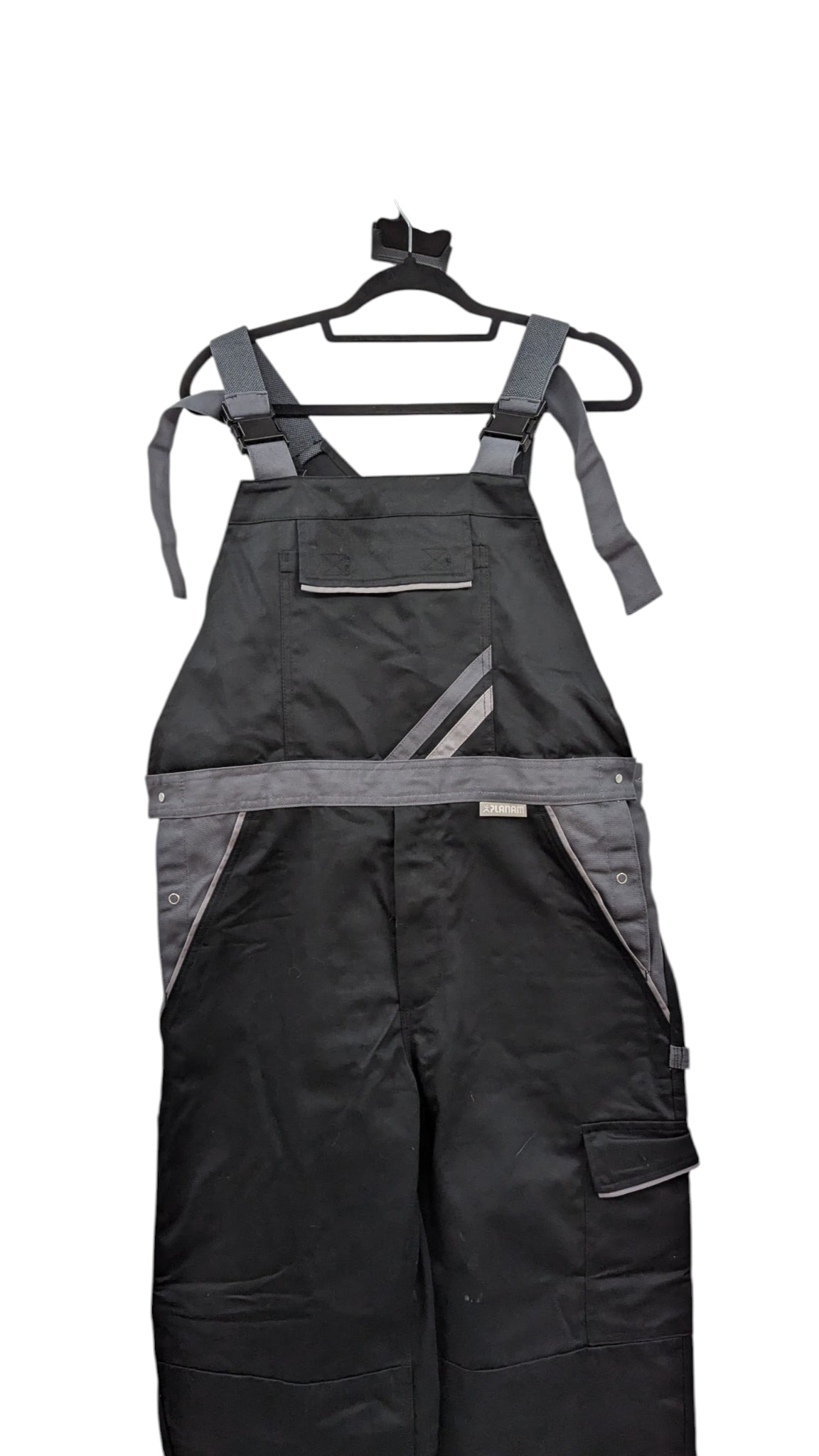 Planam Highline 2712 Latzhose Arbeitshose Herren Gr. 52 Schwarz