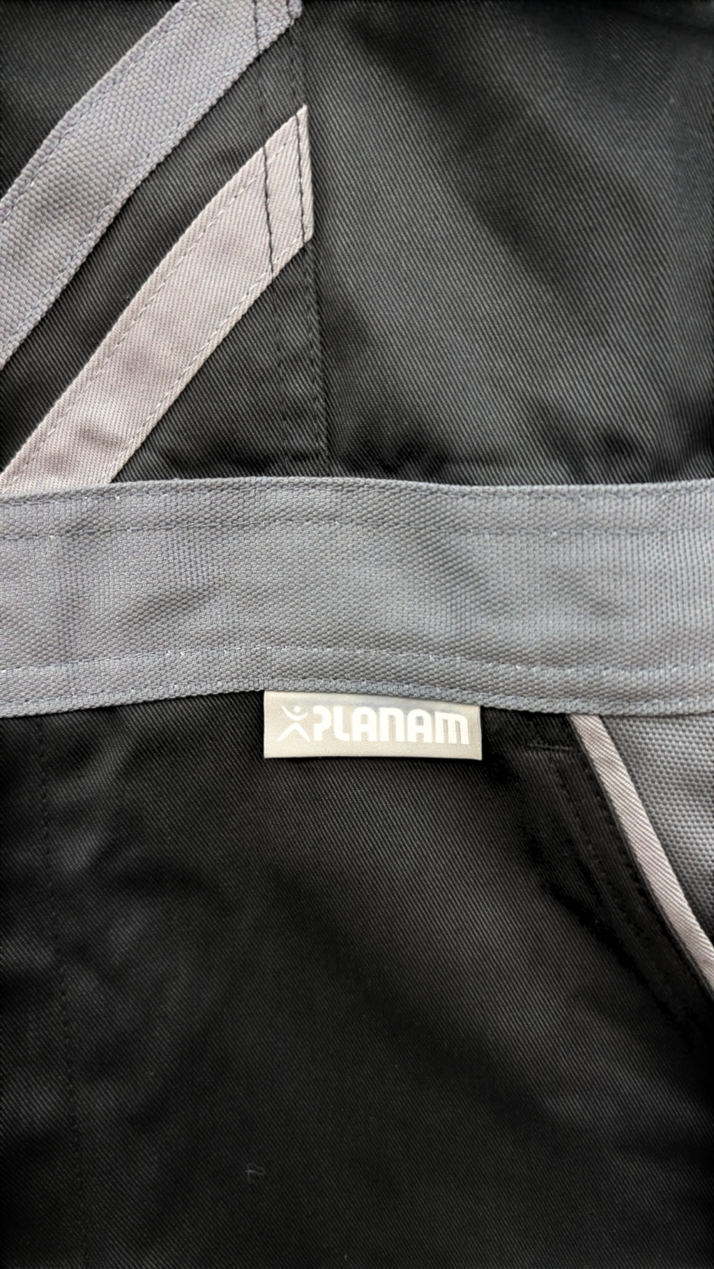 Planam Highline 2712 Latzhose Arbeitshose Herren Gr. 52 Schwarz