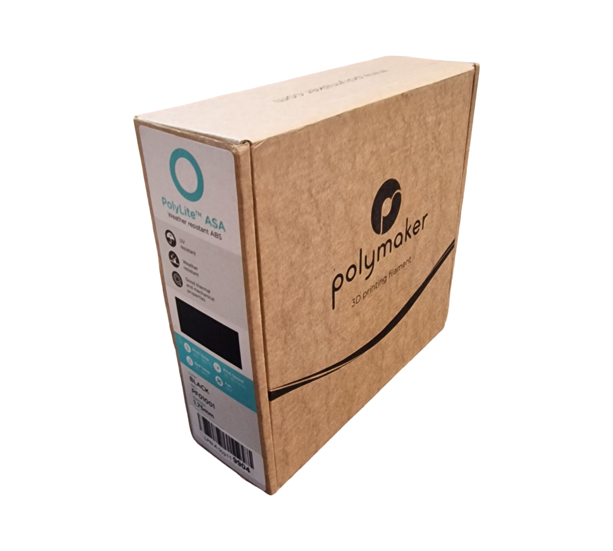Polymaker PolyLite ASA Schwarz - 1,75 mm - 1 kg