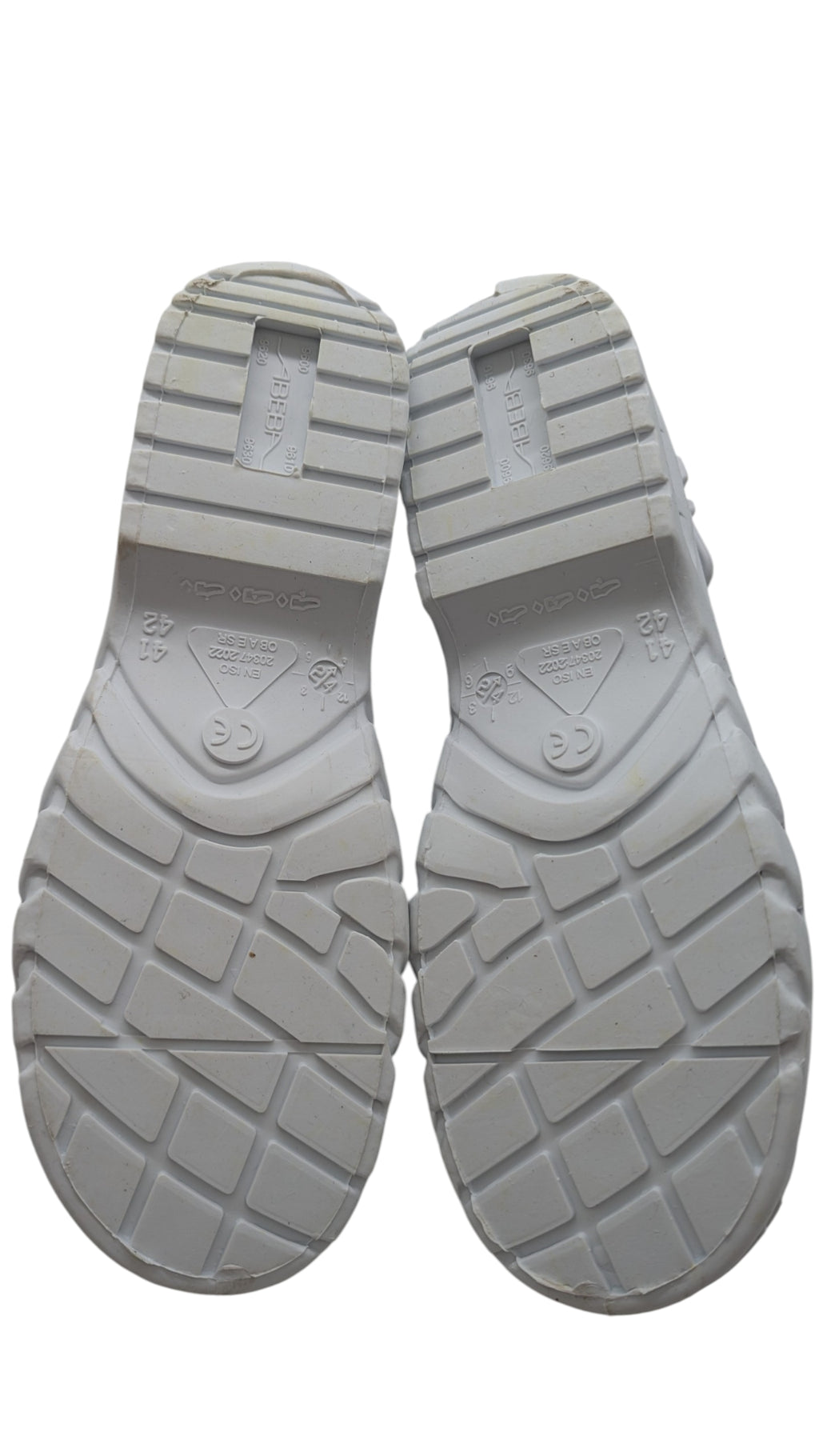 ABEBA 9600 Clogs Arbeitsschuhe Pantoletten autoklavierbar Gr. 42 Weiß