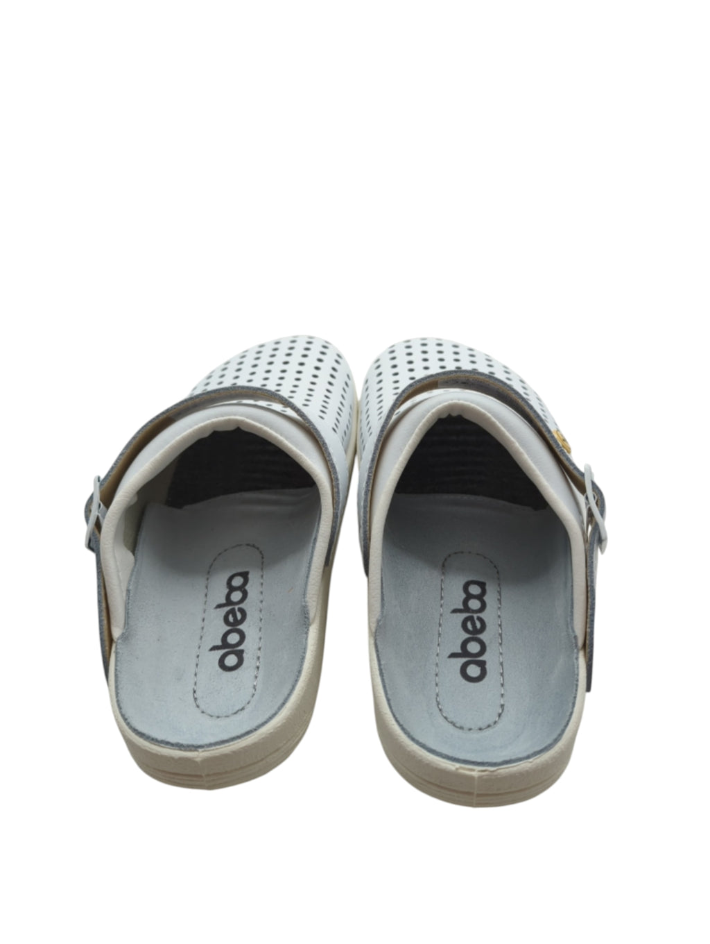 ABEBA 5300 ESD Clogs Arbeitsschuhe Pantoletten Gr. 40 Weiß