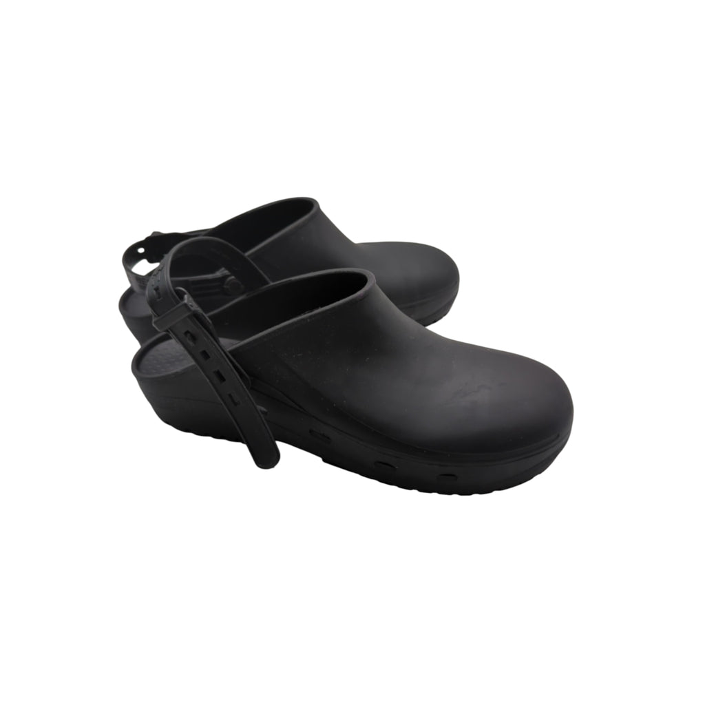REPOSA Sicherheits-Holzschuhe Unisex Arbeitsschuhe Gr. 39 Schwarz