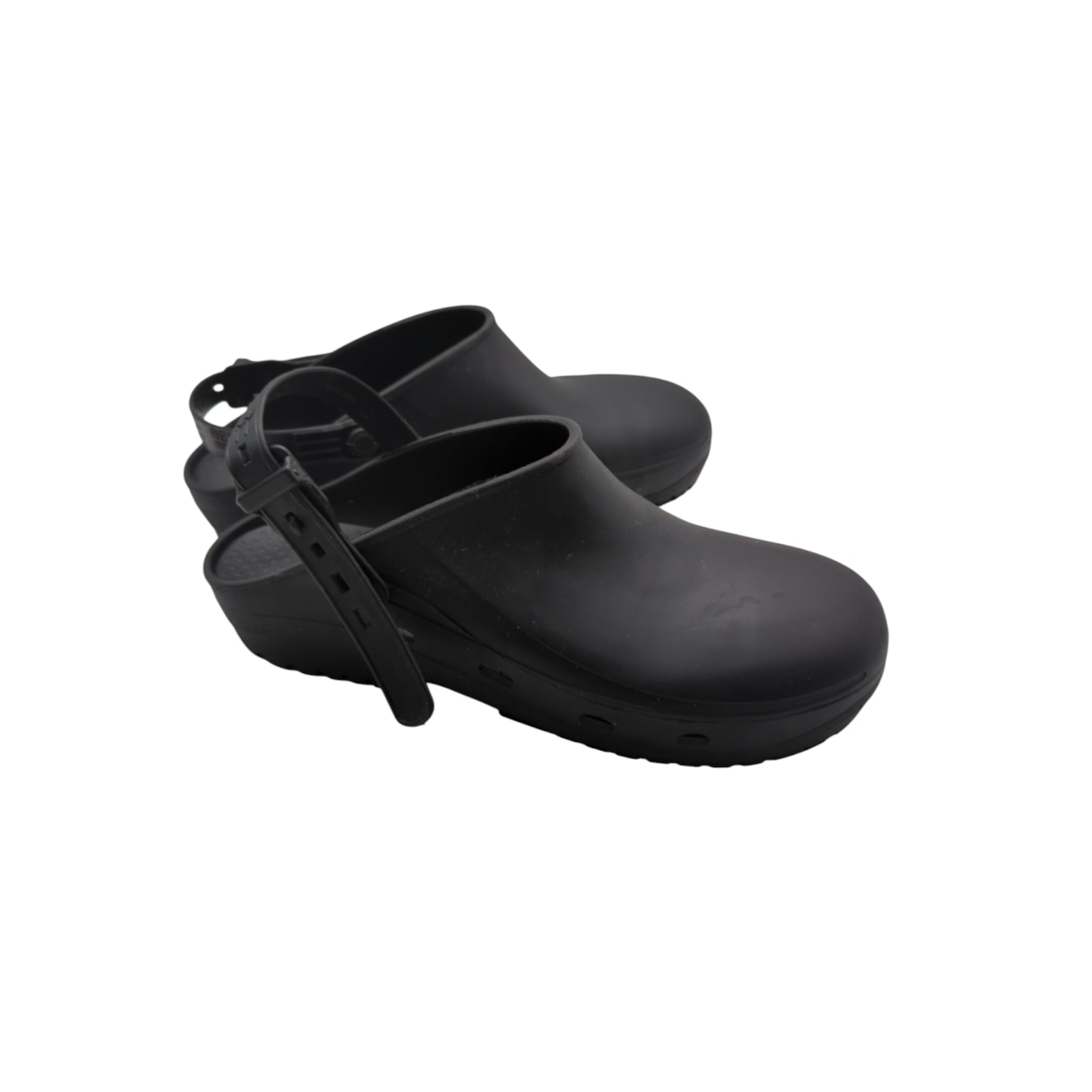 REPOSA Sicherheits-Holzschuhe Unisex Arbeitsschuhe Gr. 39 Schwarz