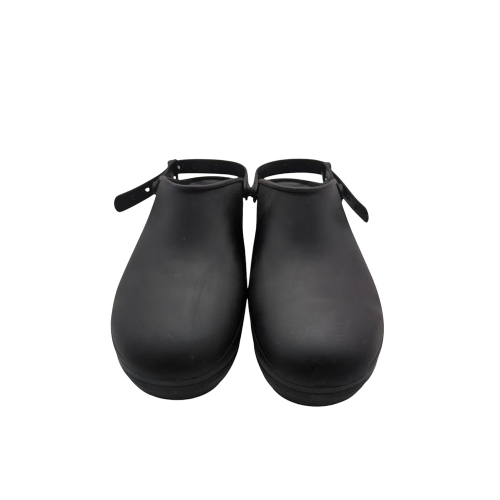 REPOSA Sicherheits-Holzschuhe Unisex Arbeitsschuhe Gr. 39 Schwarz