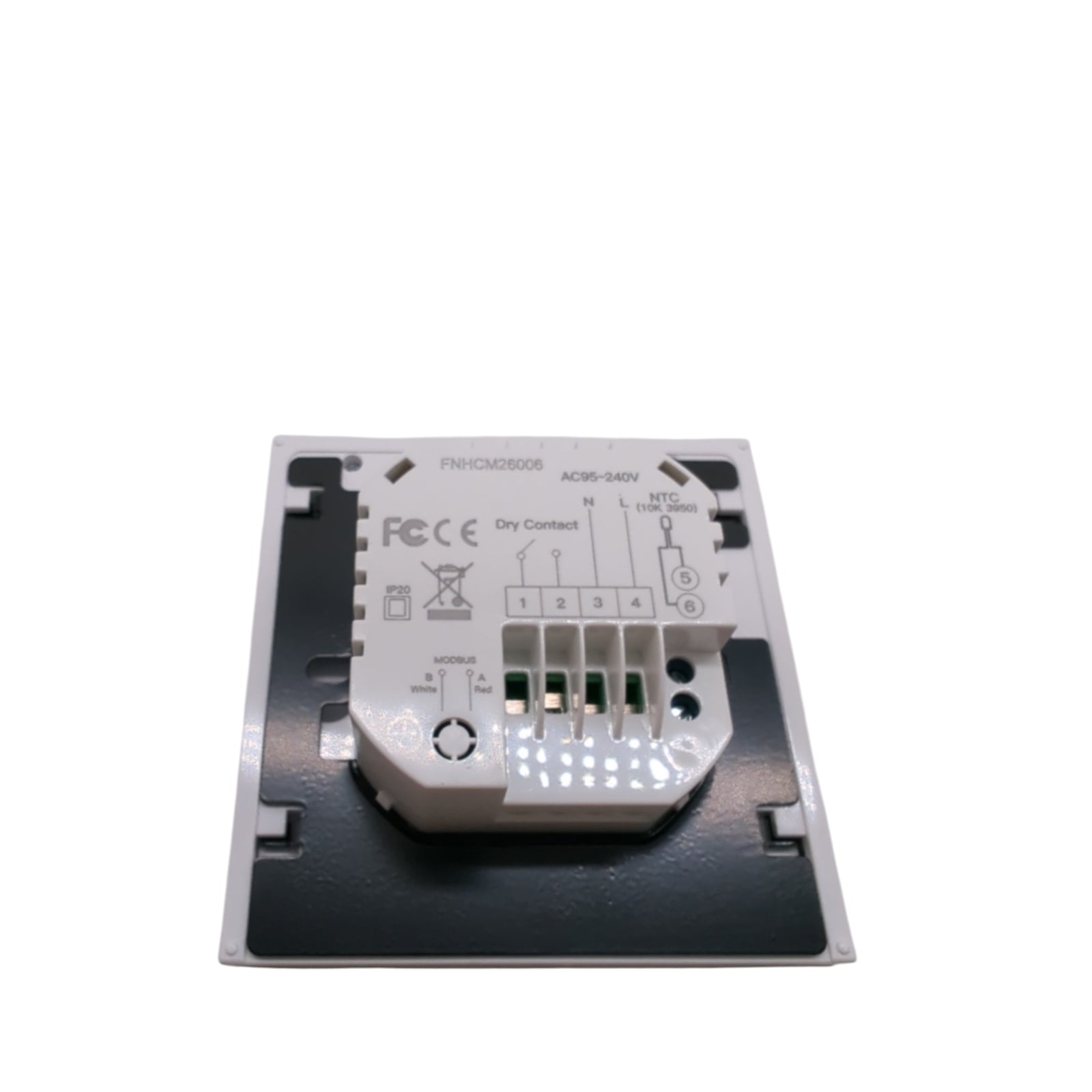MOES WLAN Thermostat Temperaturregler Smart Life Tuya für Wasser Gasboiler Weiß