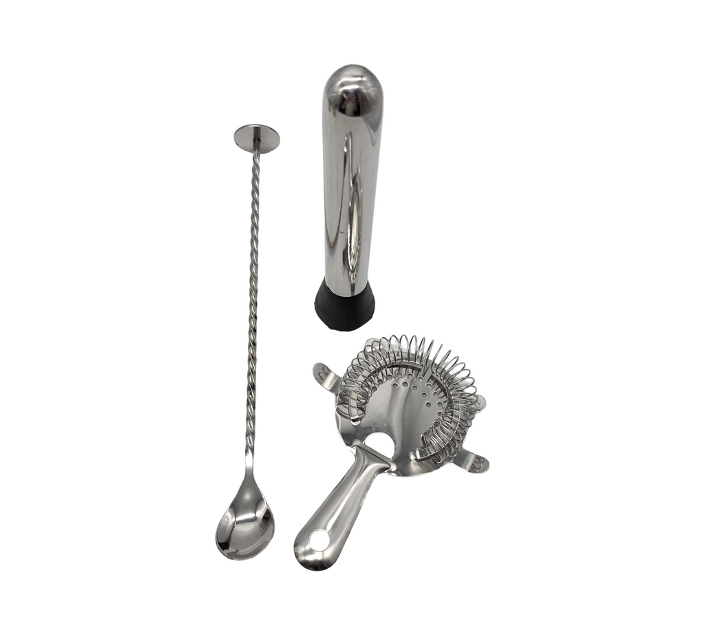 HENDI BarUp Cocktail Set Bartender Set Shaker Strainer Jigger Muddler Spoon