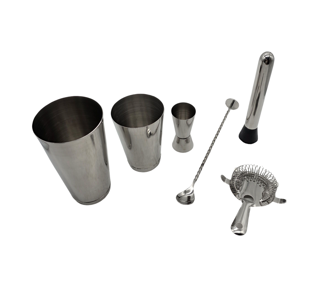 HENDI BarUp Cocktail Set Bartender Set Shaker Strainer Jigger Muddler Spoon