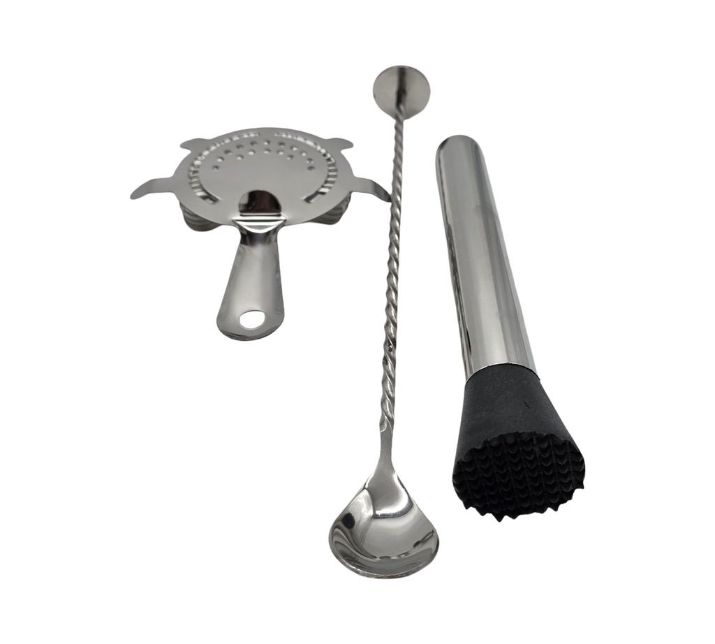 HENDI BarUp Cocktail Set Bartender Set Shaker Strainer Jigger Muddler Spoon