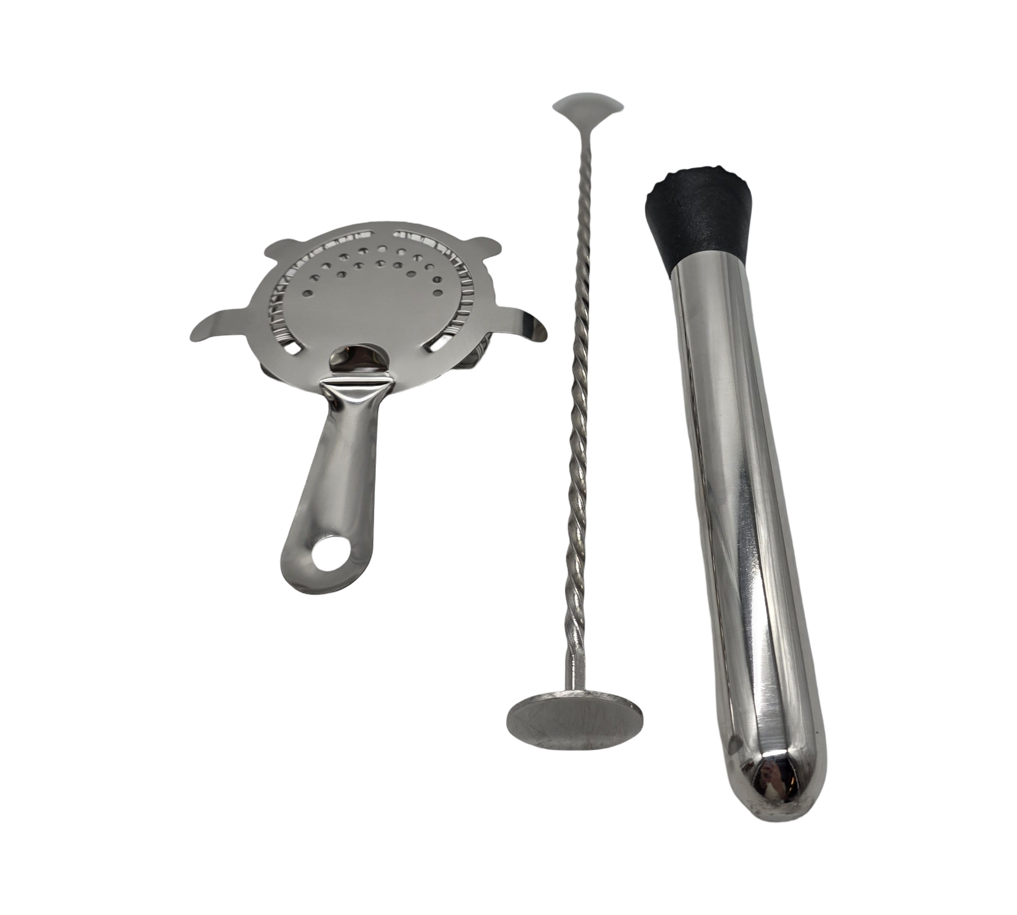 HENDI BarUp Cocktail Set Bartender Set Shaker Strainer Jigger Muddler Spoon