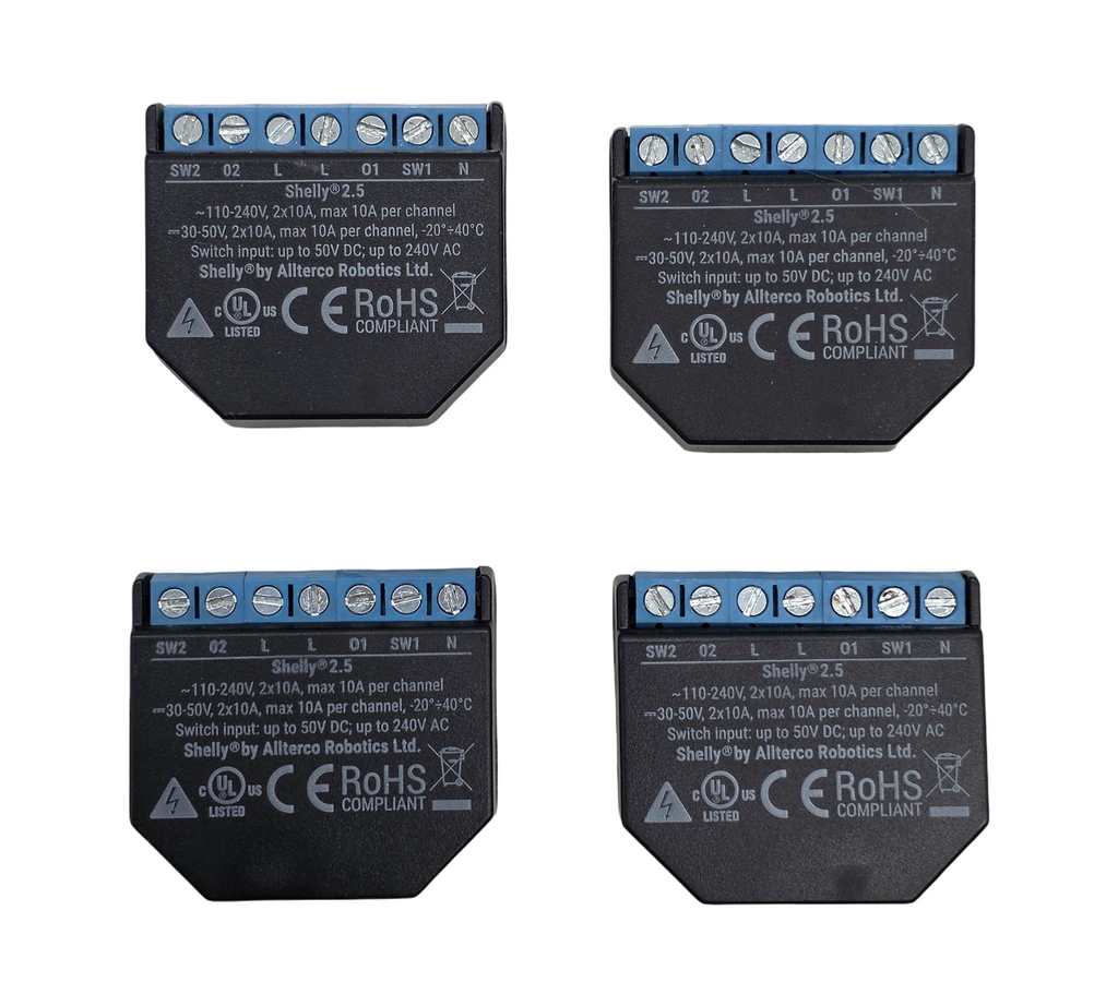 Shelly Plus 2PM Gen3 Smart Relay Switch 2 Channels Power Metering