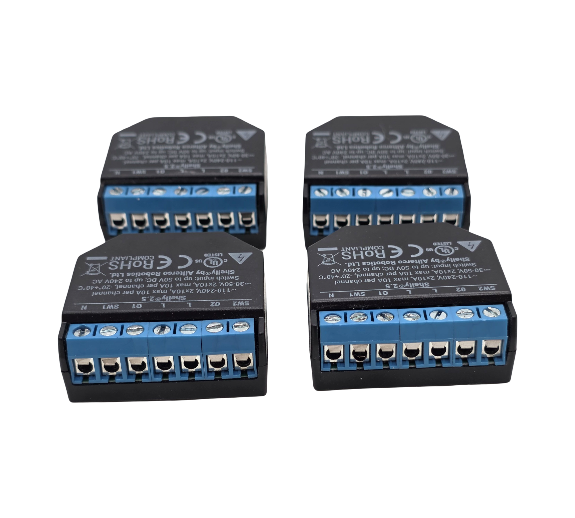 Shelly Plus 2PM Gen3 Smart Relay Switch 2 Channels Power Metering