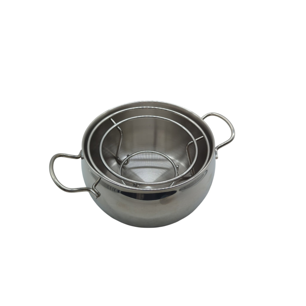 APS Feuerzangenbowle Fondue Set Zuckerzange Edelstahldeckel Schöpfkelle
