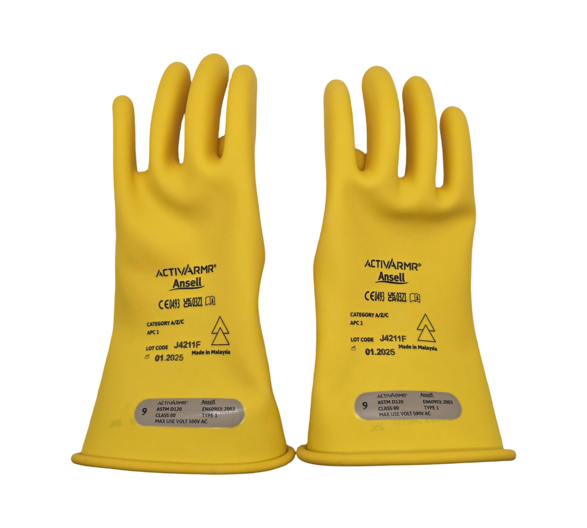 Ansell ActivArmr Elektriker-Schutzhandschuhe Gr. 9