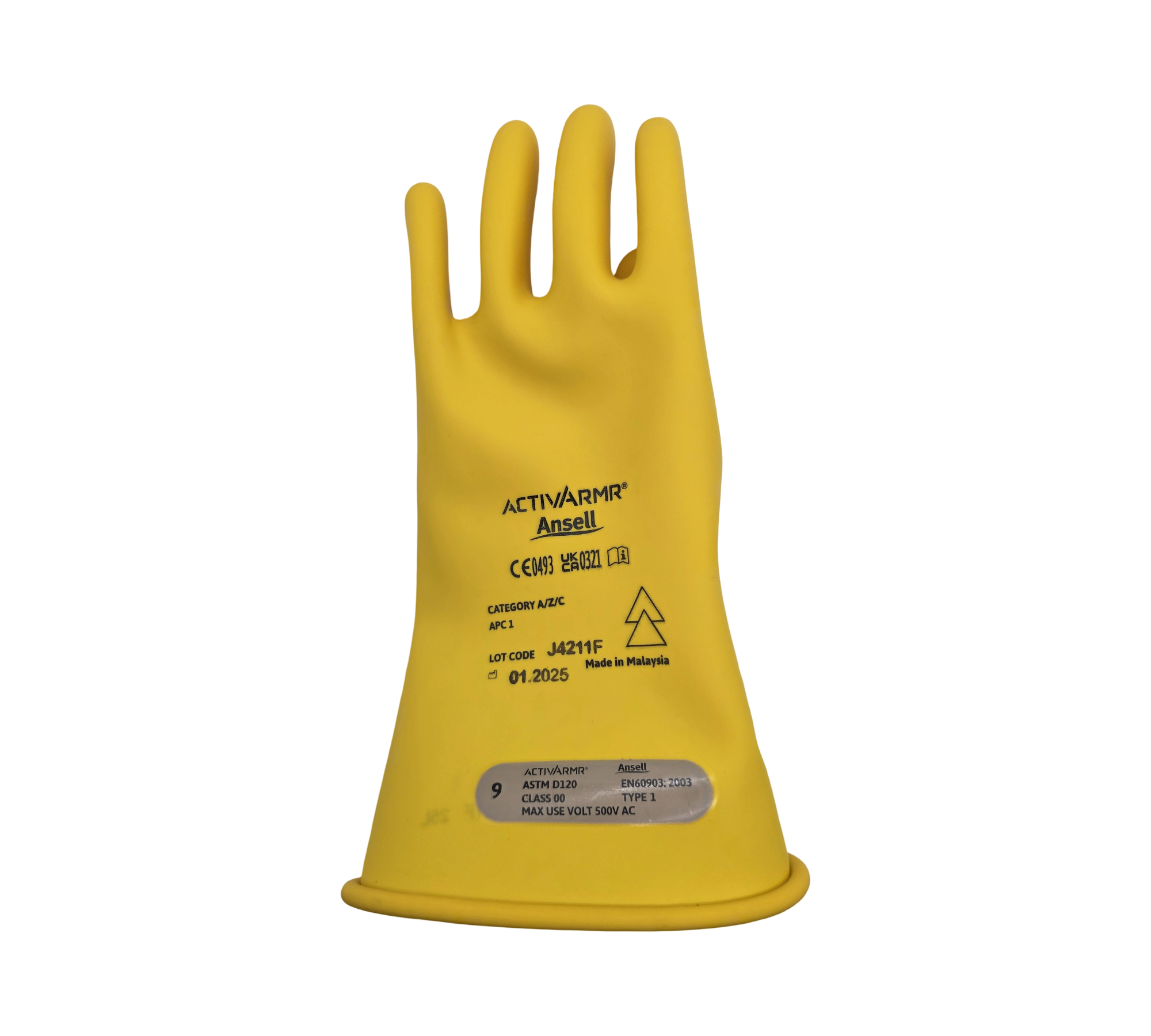 Ansell ActivArmr Elektriker-Schutzhandschuhe Gr. 9