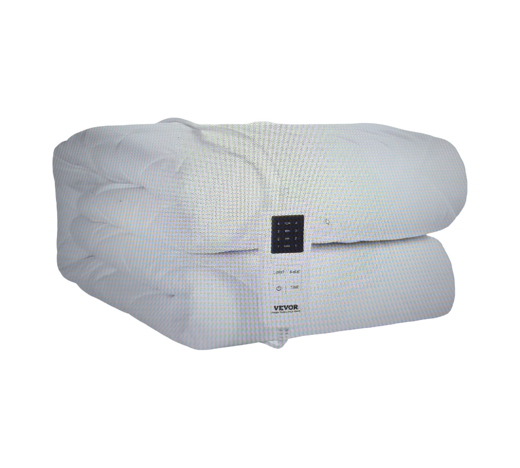 VEVOR Heated Mattress Pad Bed Warmer 4 Heating Levels 150x160 cm