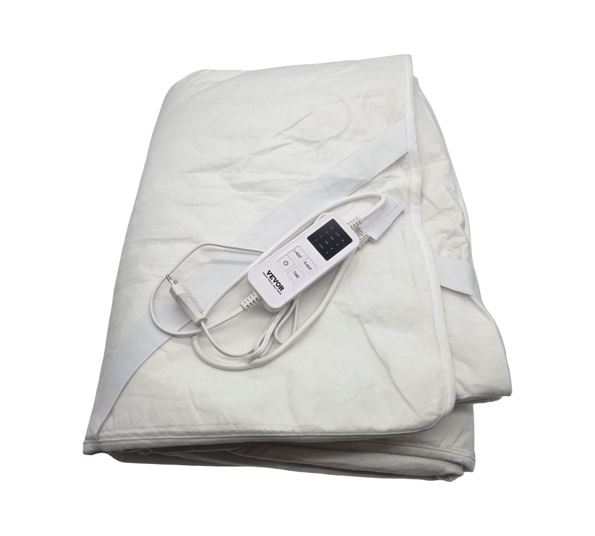 VEVOR Heated Mattress Pad Bed Warmer 4 Heating Levels 150x160 cm