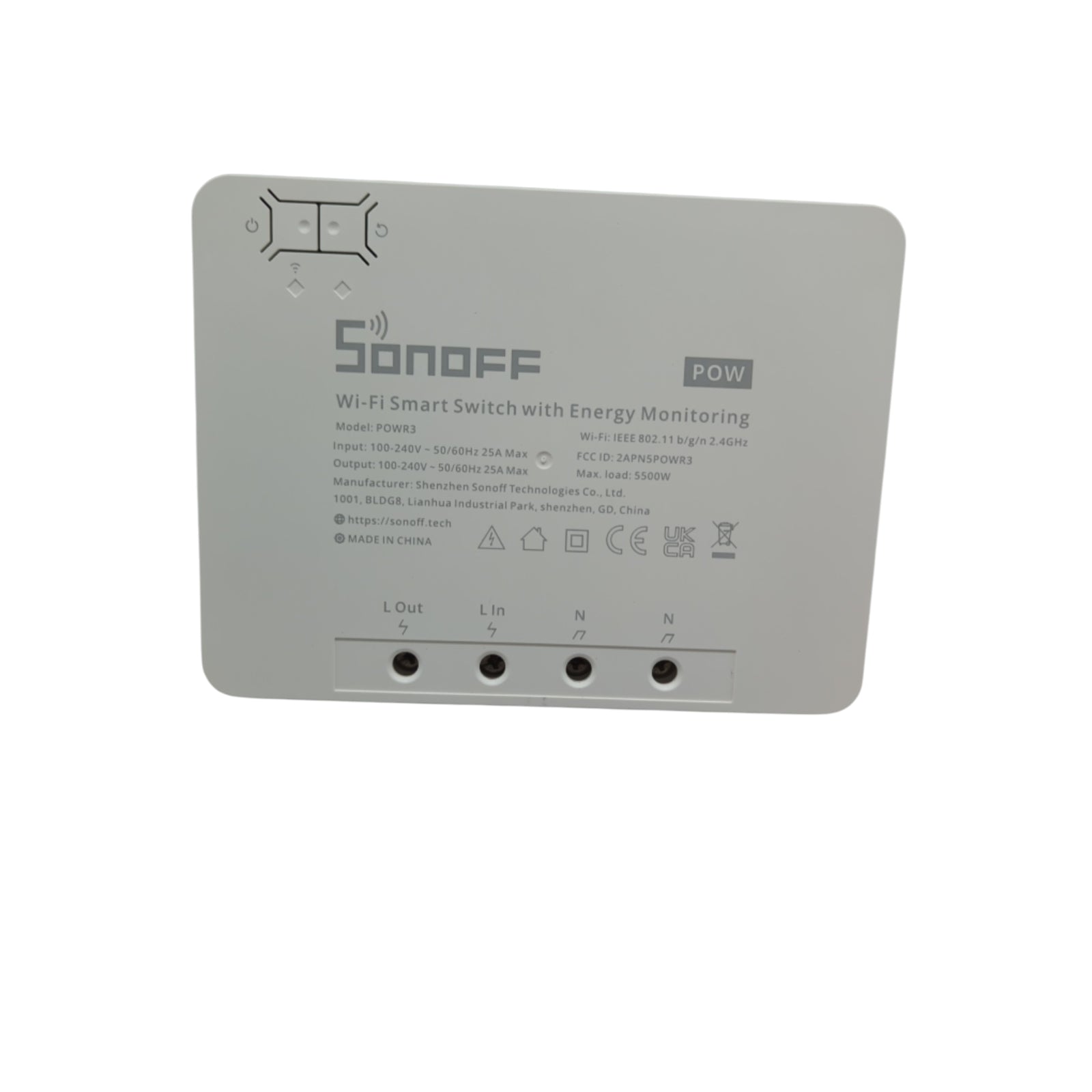SONOFF POW R3 Smart Switch WLAN Energiemessung 25A