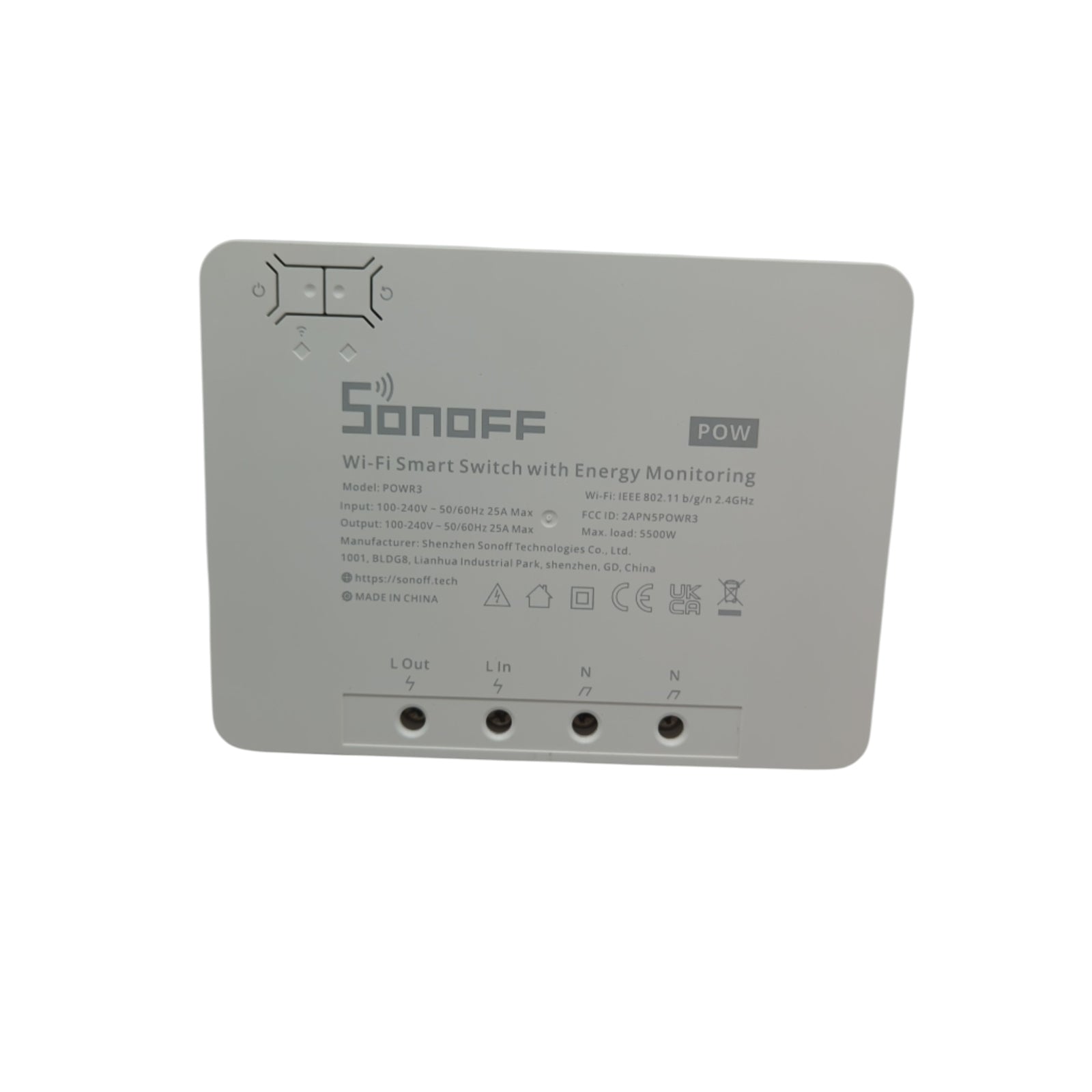 SONOFF POW R3 Smart Switch WLAN Energiemessung 25A