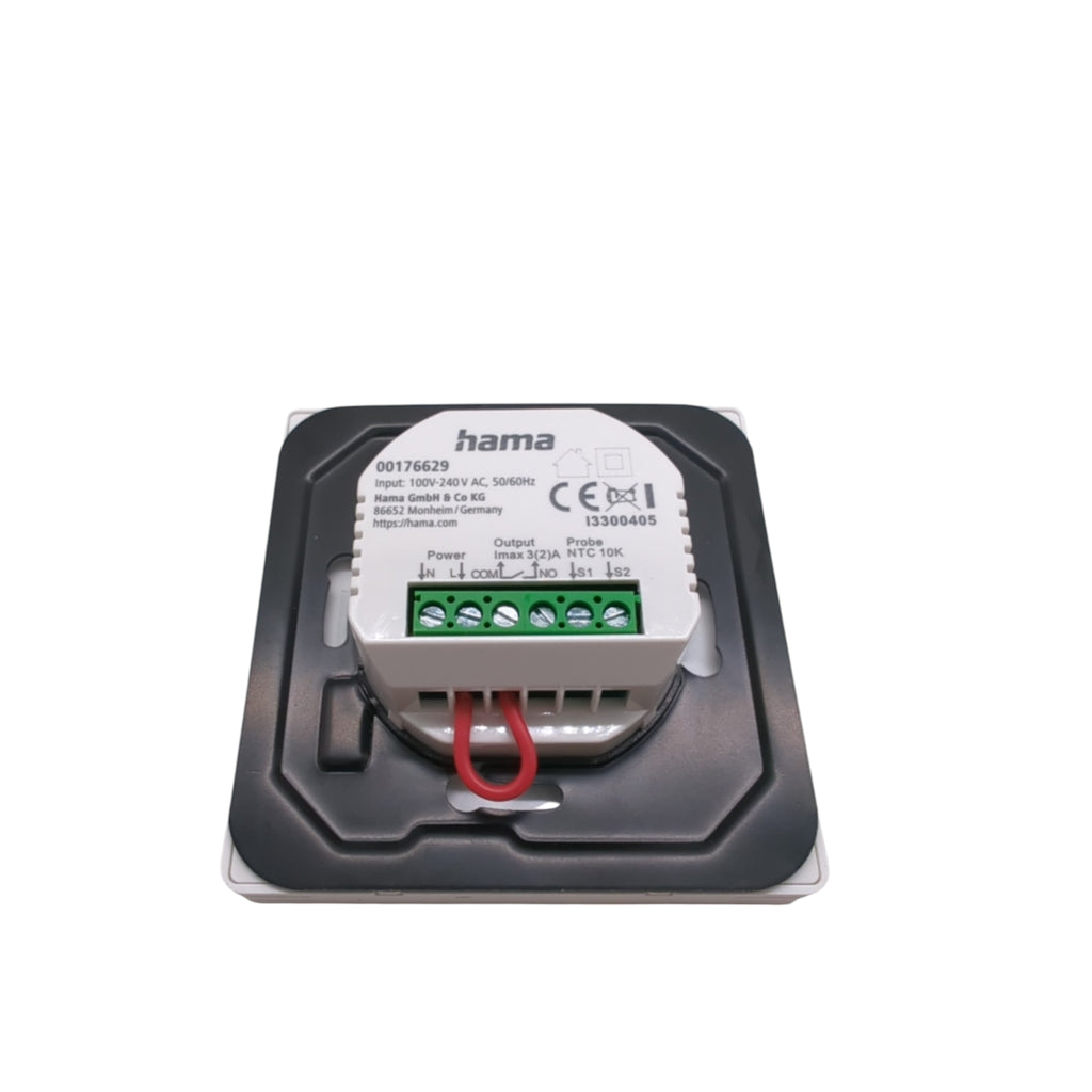 Hama Raumthermostat Fußbodenheizung Unterputz LCD App Steuerung
