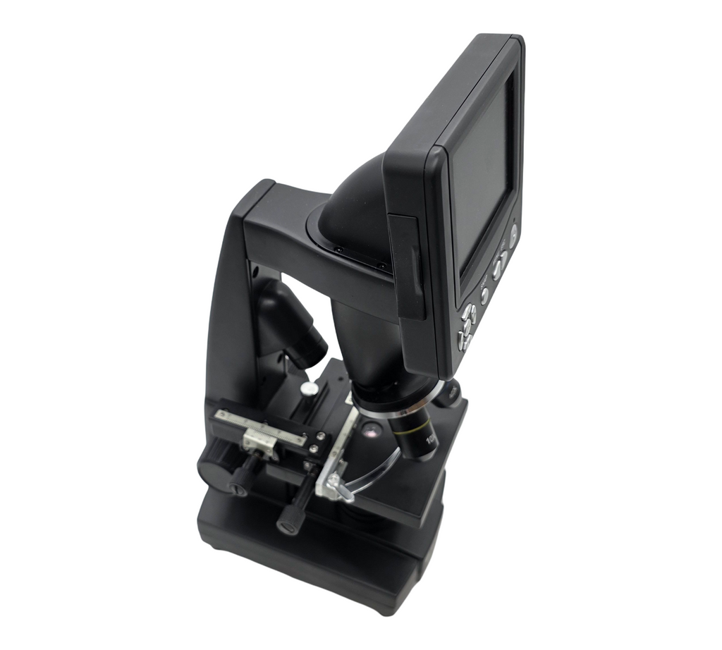 Bresser LCD-Mikroskop Durchlicht Auflicht 50x-500x 5MP 3,5 Zoll