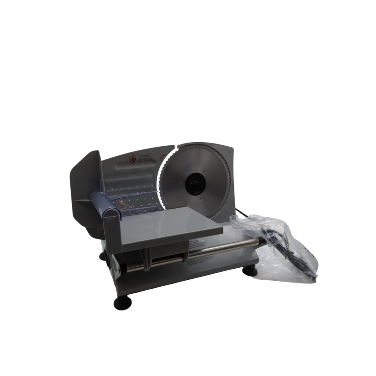 VEVOR Aufschnittmaschine elektrisch 150W 17cm Klinge 0-15mm